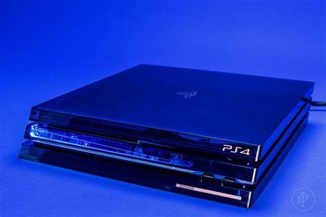 Sonys Stunning Translucent Blue Ps4 Pro Up Close Gameup24