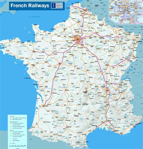 French Rail Map