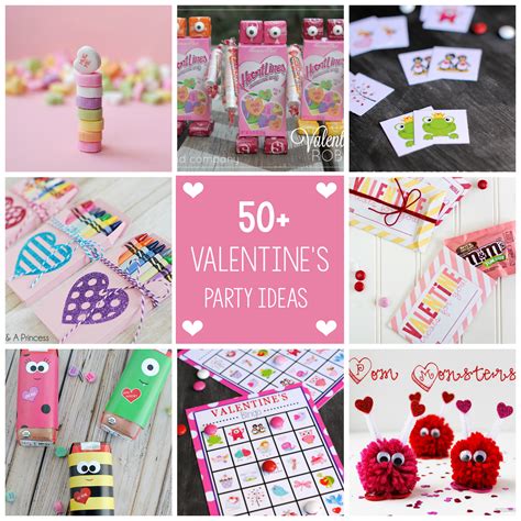 50 Fun Valentine S Day Party Ideas Behandler Håndverk Spill Og