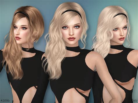 Lily Female Hairstyle Set By Cazy Created Emily Cc Finds