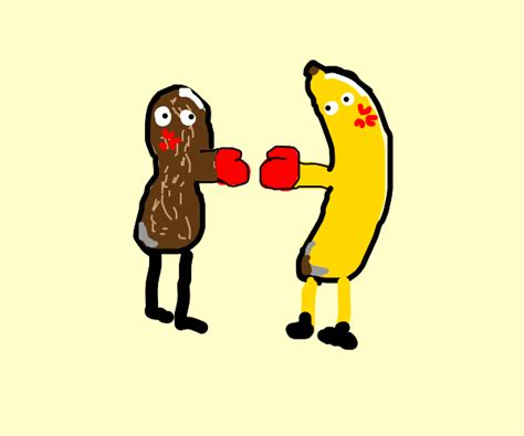 Peanut Fighting Banana Drawception