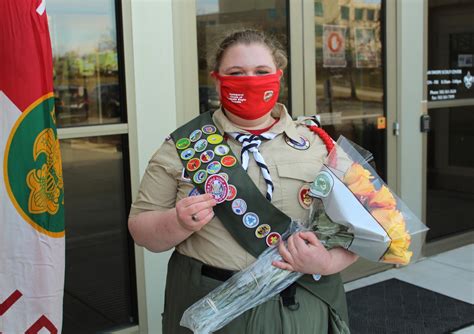 Manual Senior Becomes A Part Of Eagle Scouts Inaugural Female Class Manual Redeye