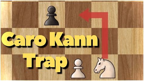 Caro Kann Trap Chess Moves Youtube