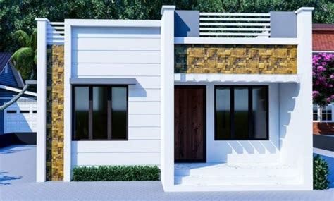 850 Square Feet 2 Bedroom Single Floor Contemporary Style House And