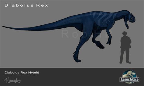 Jurassic World Hybrid Diabolus Rex By Halfpennyro04 On Deviantart