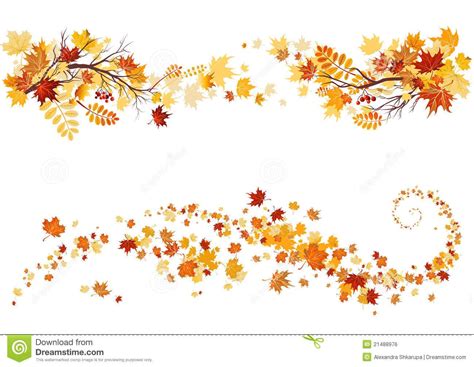 Autumn Leaves Clip Art Borders Free Cathey Shull
