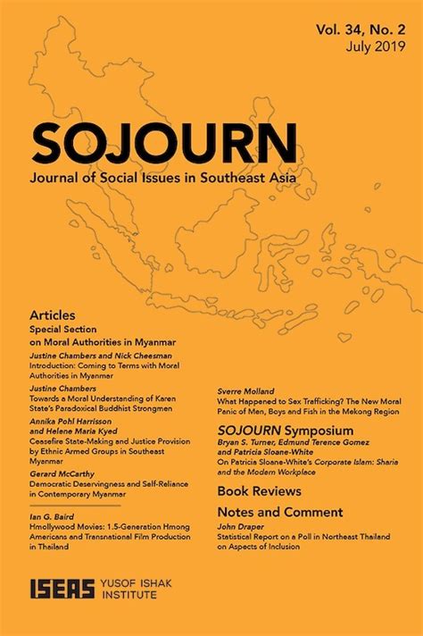 sojourn journal of social issues in southeast asia vol 34 2 july 2019 iseas publishing