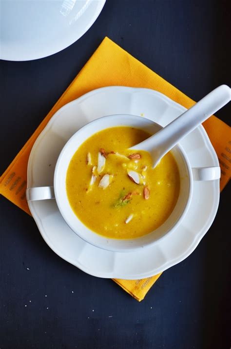Carrot Almond Soup Recipe Cook Click N Devour