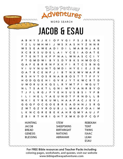 Jacob And Esau Reading Comprehension Worksheet