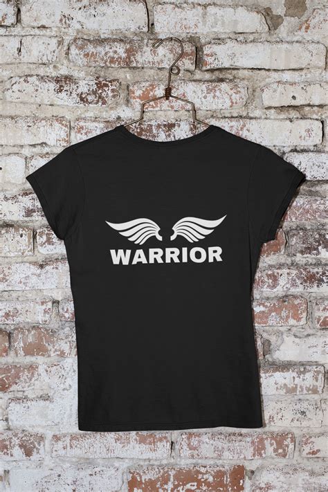 Warrior Womens Printed T Shirt Made With Organic And Safe Etsy