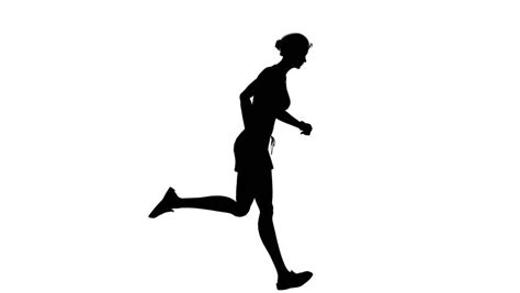 Silhouette Of A Man Running At Getdrawings Free Download