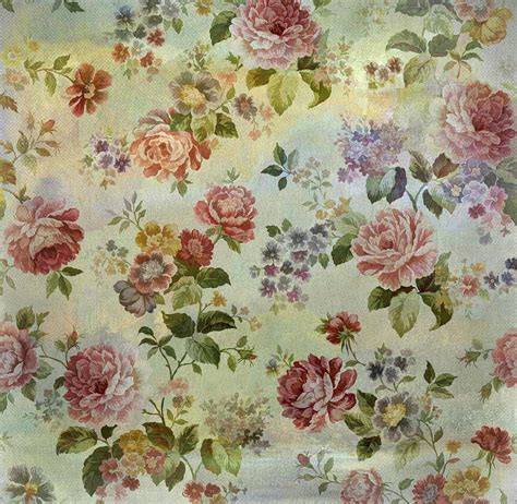 Vintage Rose Wallpaper Digital Art By Grace Iradian