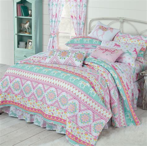 Shop for clearance girls twin bed online at target. Girls Pony Reversible Bed-In-A-Bag Size Twin - Walmart.com - Walmart.com