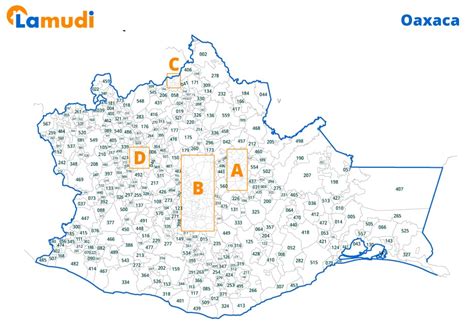 Mapa De Oaxaca Y Sus Regiones Municipales Estado De Oaxaca Lamudi