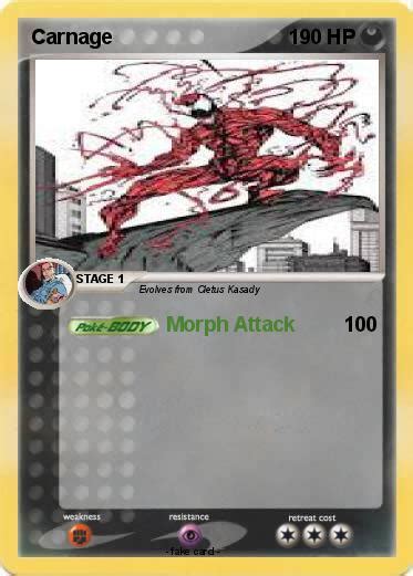 Pokémon Carnage 233 233 Morph Attack My Pokemon Card