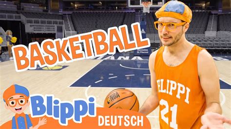 Blippi Deutsch Spielt Basketball Youtube