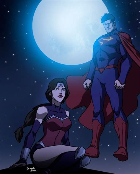 The Most Romantic Sight In The Moonlit Summer Night Only Our Superman