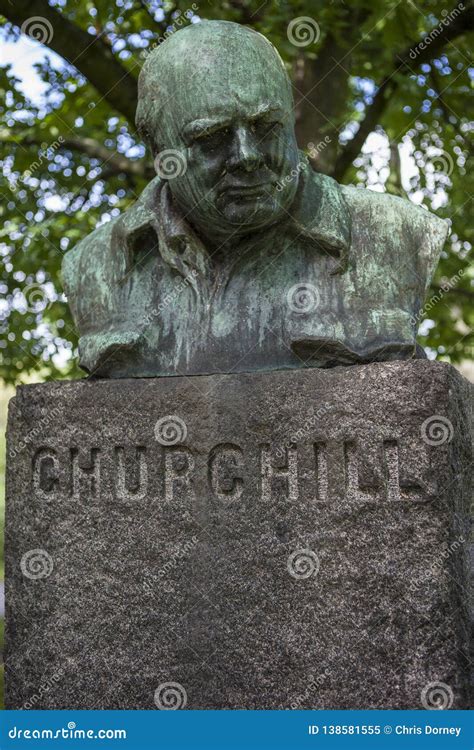 Churchill Bust In Copenhagen Editorial Image Image Of Leadership
