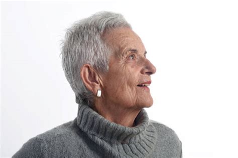 Old Woman Side View Stock Photos Pictures And Royalty Free Images Istock