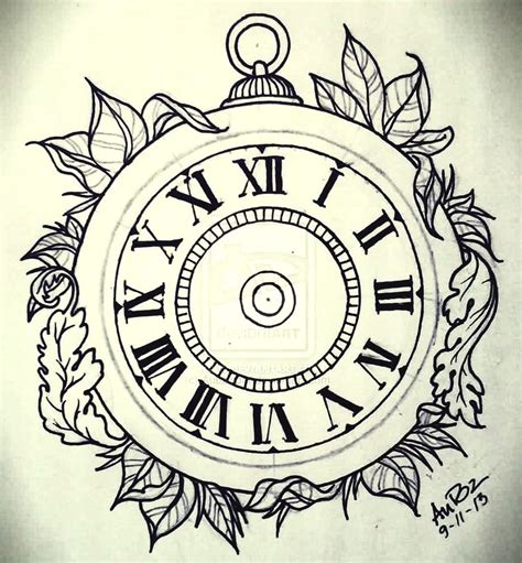 Pocket Watch Tattoos Pocket Watch Drawing Pocket Watch Tattoo Design