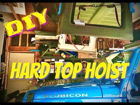 There are numerous reasons why. How to make your own DIY garage hoist for your Jeep Hard Top! - YouTube