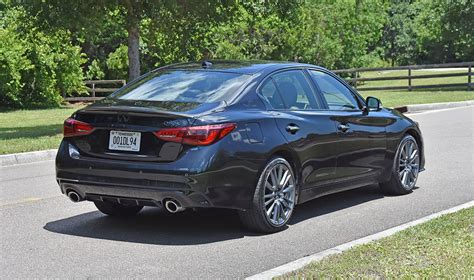 2023 Infiniti Q50 Red Sport 400 Awd Black Opal Edition Review And Test