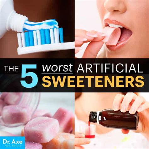 The 5 Worst Artificial Sweeteners Dr Axe