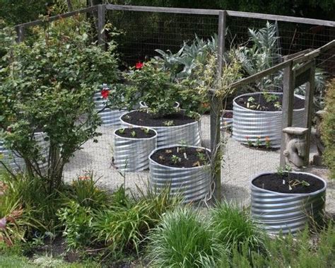 Awesome Galvanized Planters Modern For Garden Design Ideas Upcycle