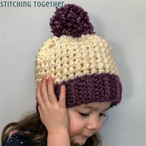 Love This Chunky Yarn Crochet Hat Pattern Free