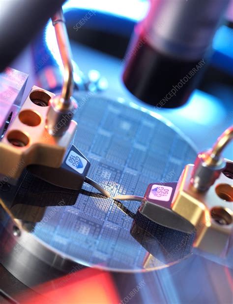 Silicon Wafer Probe Stock Image C0132793 Science Photo Library