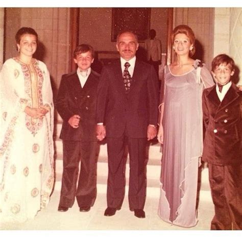 King Hussein Queen Alia King Abdulla Prince Feisal And Princess Alia