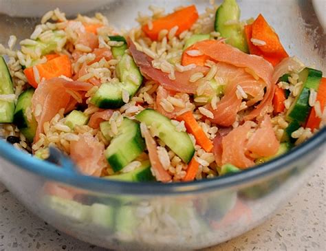 Recipe Smoked Salmon Avocado And Brown Rice Sushi Bowl Fuss Free Cooking
