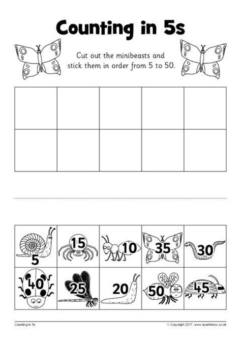 Count By 5s Worksheet