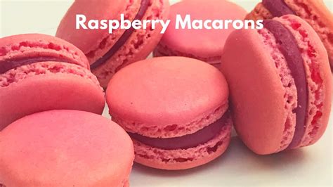 Easy Raspberry Macarons Recipe For Beginners Youtube