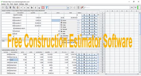 **the default quality is set to medium. Download Free Estimating Software for Construction ...