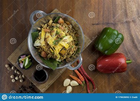 Bakmi Jawa Is Noodle Soup With Egg Stock Photo Image Of Beans