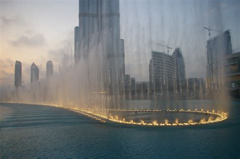 Dubai United Arab Emirates Burj Khalifa Fountain