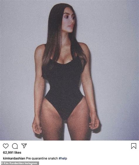 Kim Kardashian Flaunts Her Curves In Bodysuit In Throwback Image Big