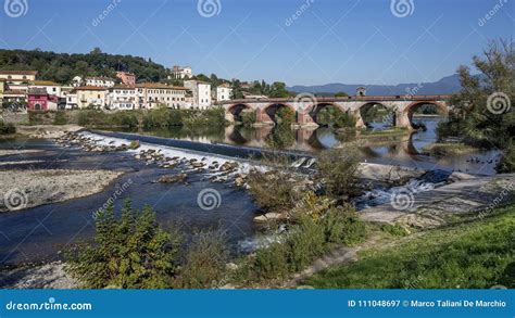 Fluvial Park On The River Serchio In Lucca Tuscany Italy Stock Image
