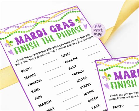 Pin On Printable Party Games