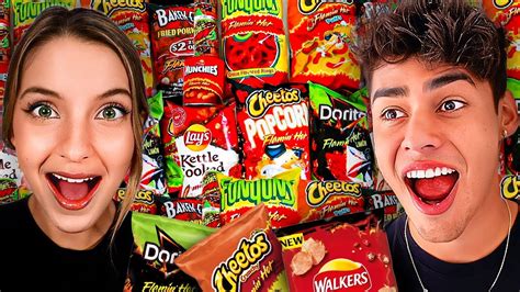 We Tried Every Flamin Hot Snack Youtube