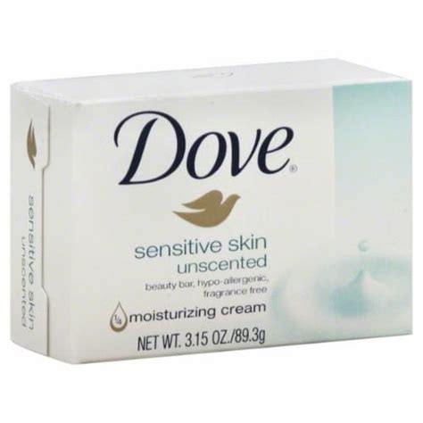 Dove Sensitive Skin Unscented Soap Bar 315 Oz Kroger