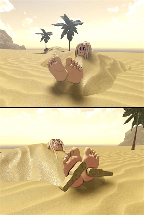 Emilys Buried Beach Tickles By Dayperalex On Deviantart