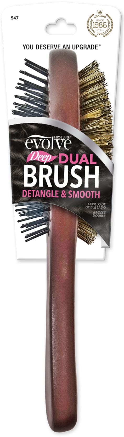 Evolve® Deep Dual Detangle And Smooth Brush 547 Firstline Brands