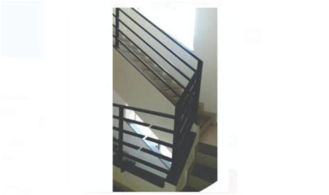 Black Mild Steel 2mm Stair Ms Railings For Home And Office Uses At