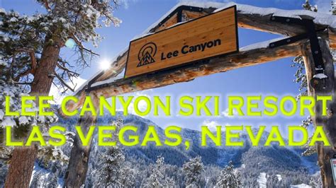 Lee Canyon Ski Resort Las Vegas Lift And Trail Video Tour Youtube