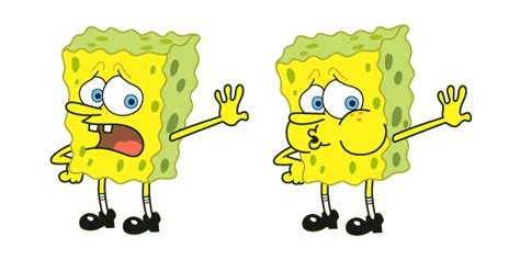 Tired Spongebob Cursor Custom Cursor