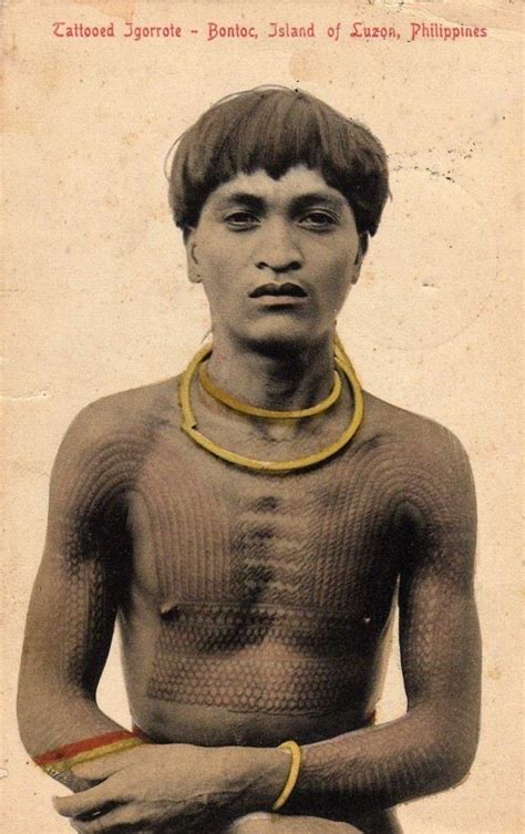 A Bontoc Warrior In The Philippinesthe Bontoc People Lived In The