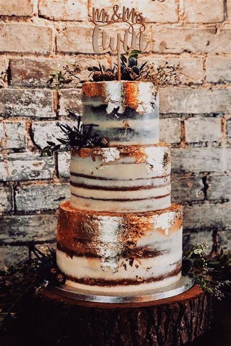 So Stunning Chic Wedding Cakes For Fall Wedding Ideas