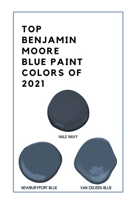 Benjamin Moore Blue Color Palette